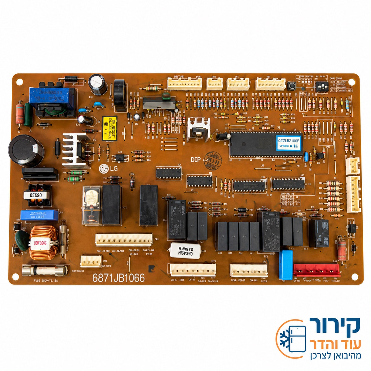 כרטיס פיקוד ראשי למקרר LG לוח 6871JB1066